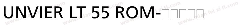 UNVIER LT 55 ROM字体转换
